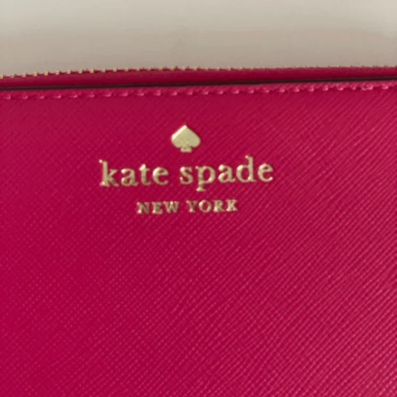 SOLD AUTHENTIC!!💎👜 Kate Spade Zip Around Wallet in Pink - Picture 5 of 12